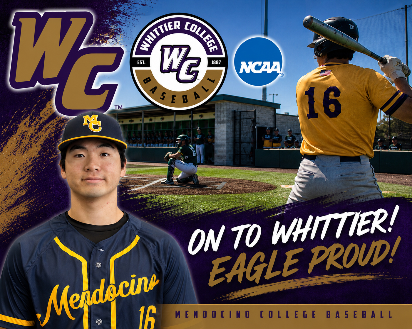 Kent Abe Commits to Whittier College Baseball