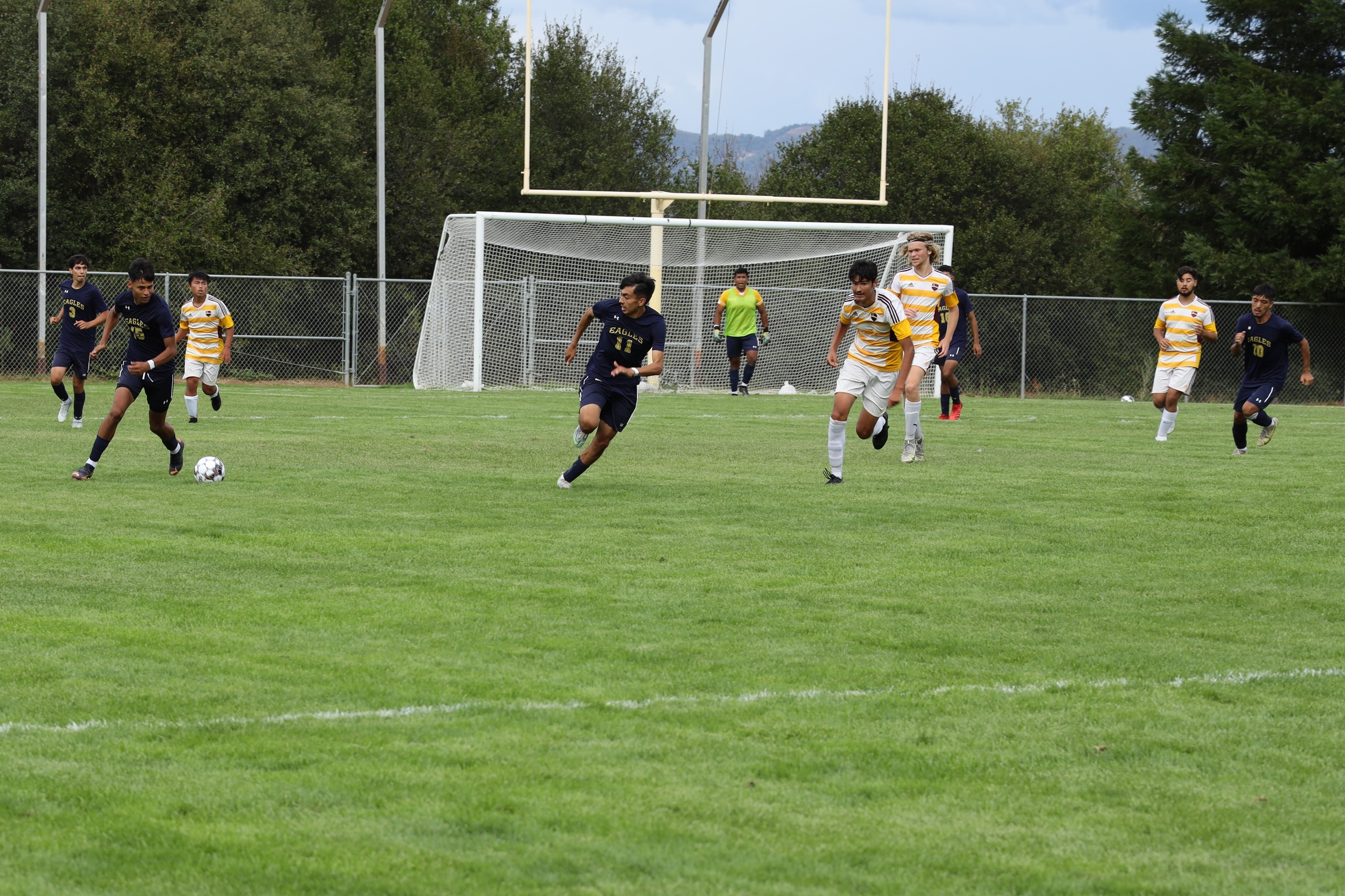 Eagles Beat Merritt; Even Their Conference Record